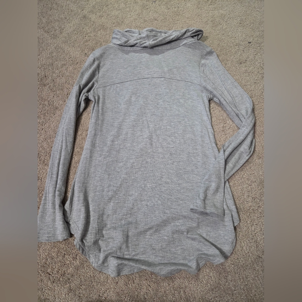 Harley-Davidson Tunic Length Rhinestone Cowl Neck Top Size Small - Picture 4 of 4